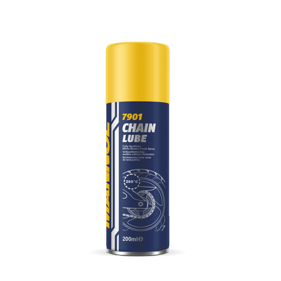 Kežu smērviela Mannol 7901 Chain Lube, aerosols 200 ml.