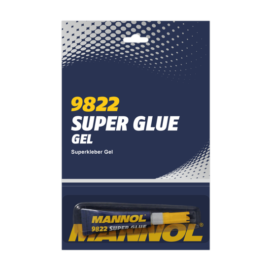 Mannol 9822 Super līme (Gēls) 3g. 9822