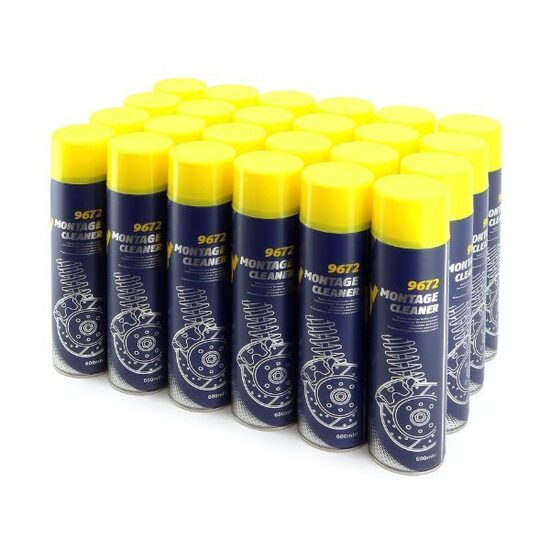 Mannol detaļu tīrītājs 600ml x 24gab. Montage Cleaner 9672  (Brake cleaner)  