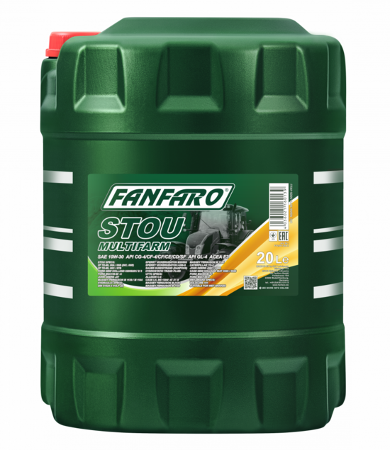 Гидро-трансмисионное масло 2501 FANFARO MULTIFARM STOU SAE 10W-30 20L
