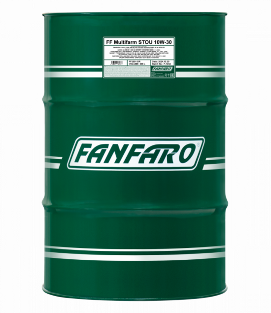 Гидро-трансмисионное масло 2501 FANFARO MULTIFARM STOU SAE 10W-30 208L