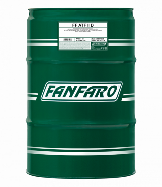Масло трансмиссионное 8604 Fanfaro ATF Dexron II 60 ltr.