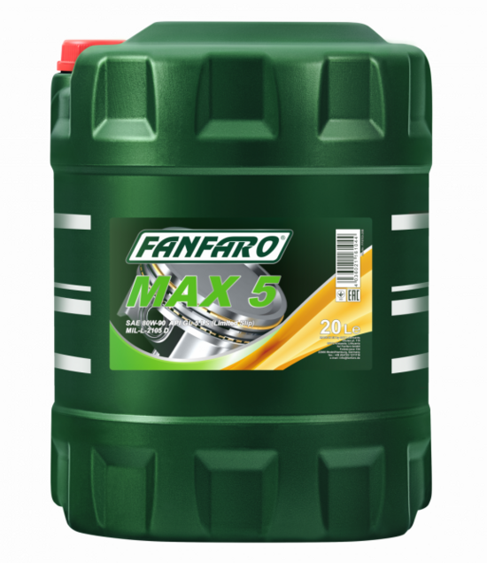 Масло трансмиссионное 8703 Fanfaro Max 5 80W-90 GL-5 LS 20ltr.