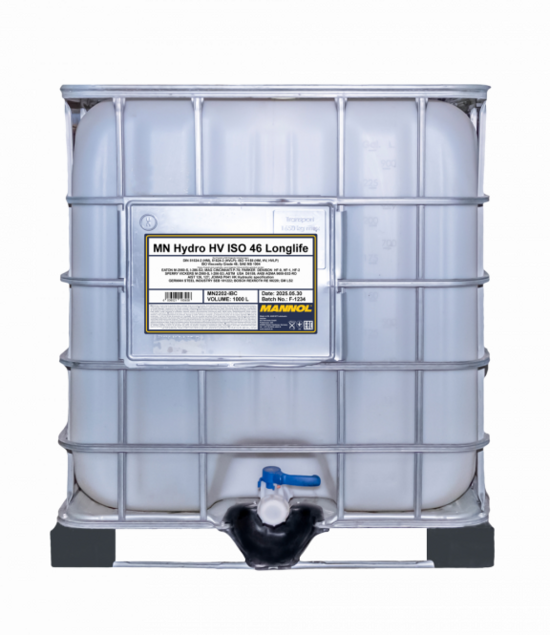 Масло гидравлическое HVLP 46  1000L Mannol 2202 ISO HV 46 