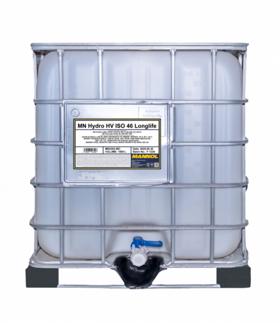 Масло гидравлическое HVLP 46  1000L Mannol 2202 ISO HV 46 
