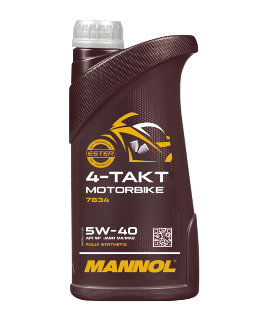 Motoreļļa Mannol 7834 4-Takt Motorbike 5W-40 1L