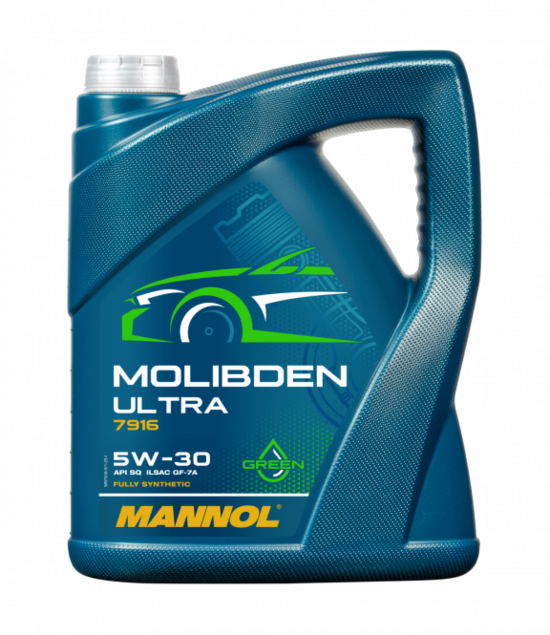 Масло моторное Mannol 7916 Molibden Ultra 5W-30 5 ltr.