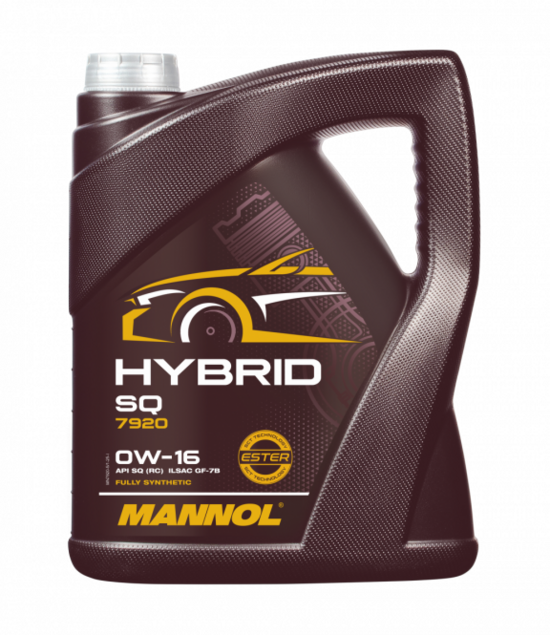 Motoreļļa MANNOL 0W16 7920 HYBRID SQ (RC) SP (RC) 0W16 5L