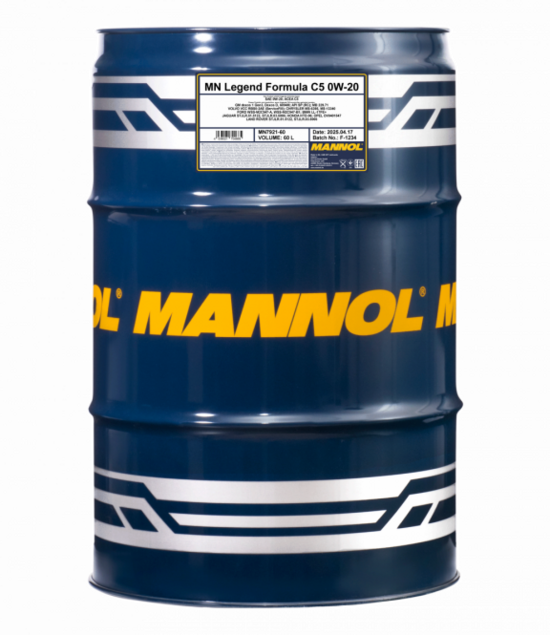 Масло моторное Mannol 7921 Legend Formula C5 0W-20 60 л.
