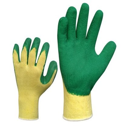 Трикотажные перчатки с латексом 064