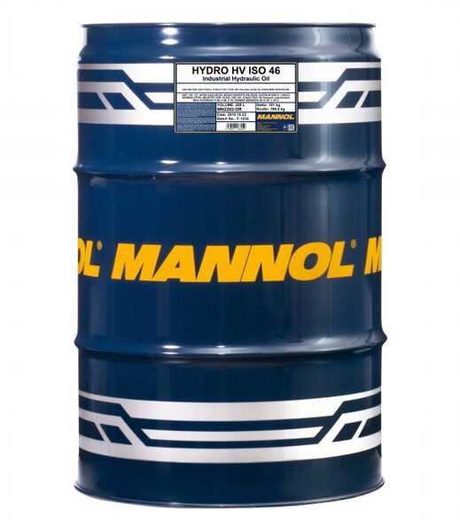 Hidrauliska eļļa HVLP Mannol 2202 Hydro HV ISO 46 208L