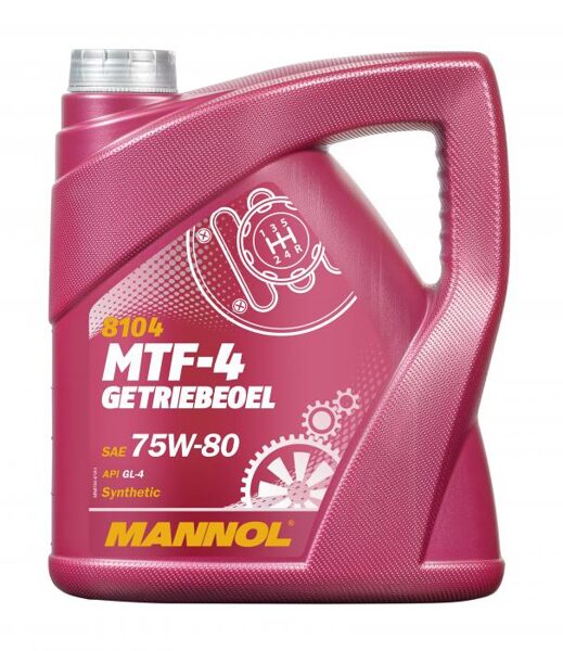 8104 Transmisijas eļļa Mannol MTF-4 75W-80 GL4 4 ltr.