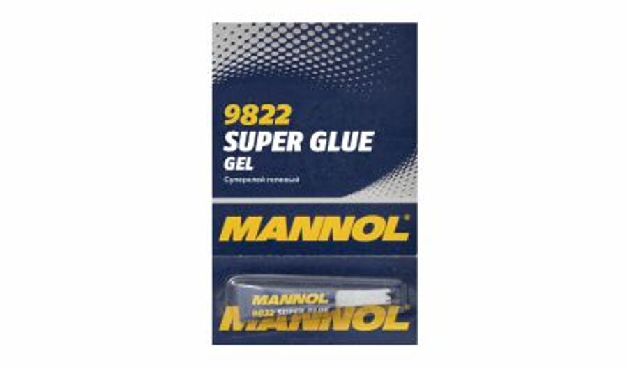 Mannol 9822 Super līme (Gēls) 3g. 9822