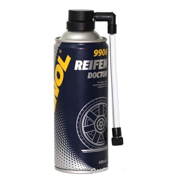 Riepu remonta aerosols, riteņu herētīķis Mannol 9906 Reifen Doctor 450 ml.