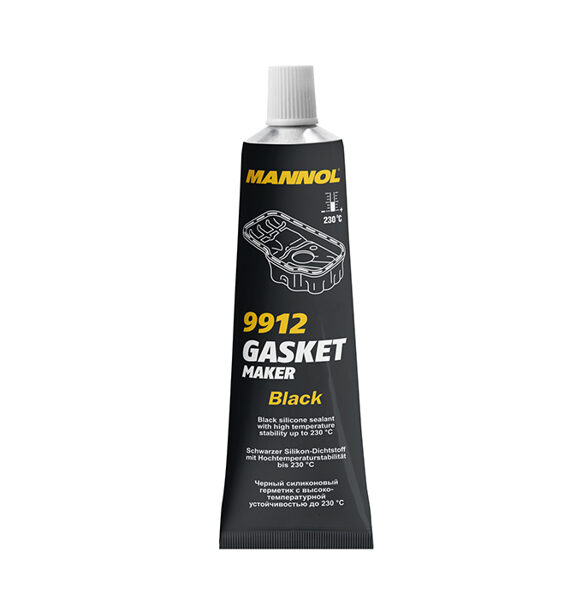 Герметик чёрный Mannol 9912 Gasket Maker Black 85 g.