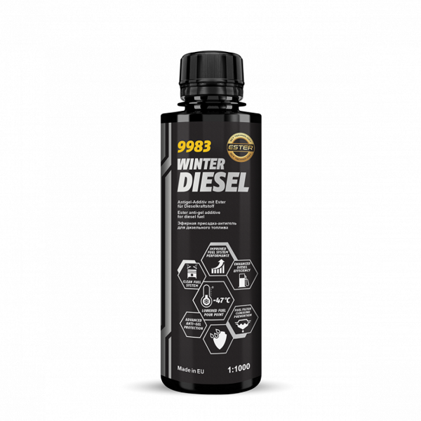 Присадка в дизтопливо Mannol 9983 Winter Diesel 250ml. 1:1000