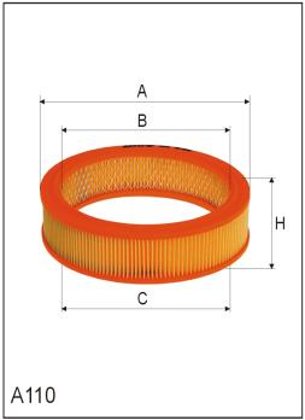 ASSO AB-1109 (C2120) Воздушный фильтр