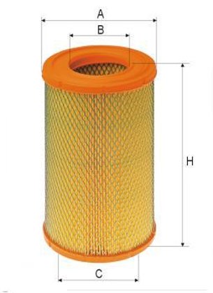 ASSO AB-1121 (C1478) воздушный фильтр