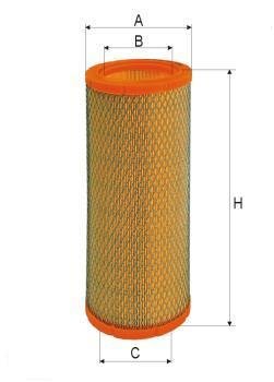 ASSO AB-1123 (C1362) Воздушный фильтр