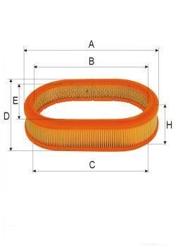 ASSO AB-1180 (C35118) Воздушный фильтр