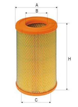 ASSO AB-1190 (C20189; C2027) Воздушный фильтр