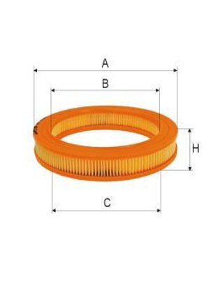 ASSO AB-1191 (C1760/1) Воздушный фильтр