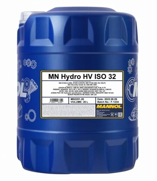 Гидравлическое масло HVLP Mannol 2201 Hydro HV ISO 32 