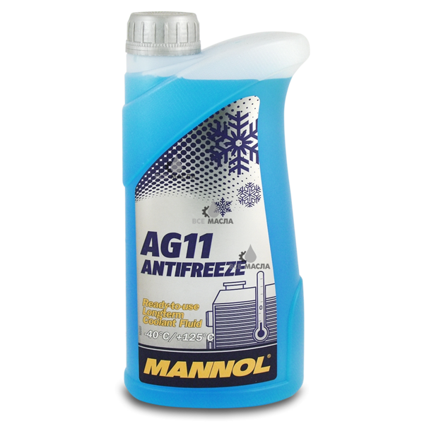 Antifrīzs Mannol 4011 Longterm AG11 -40°C 1 ltr.