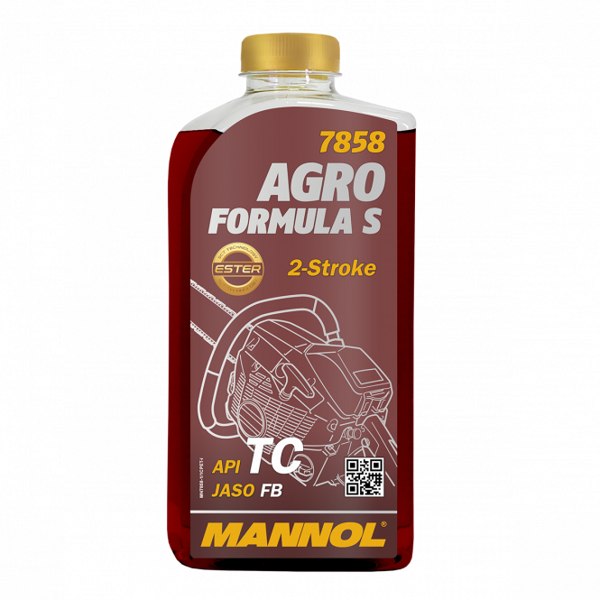 Eļļa Mannol Agro Formula S 7858 2Takt 1 ltr.