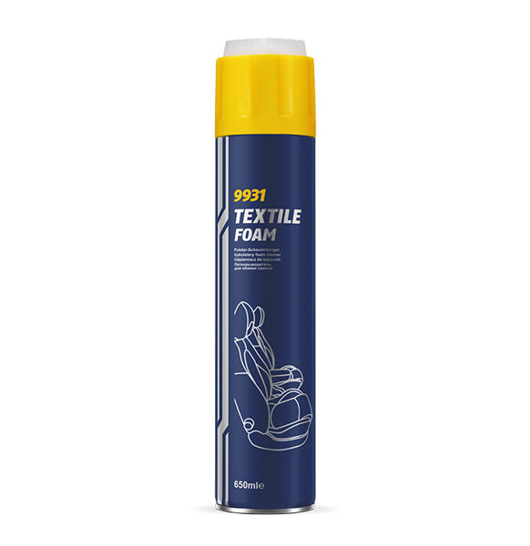 Salona sēdekļu tīrītājs-pūtas aerosols Mannol 9931 Textile Foam 650 ml.