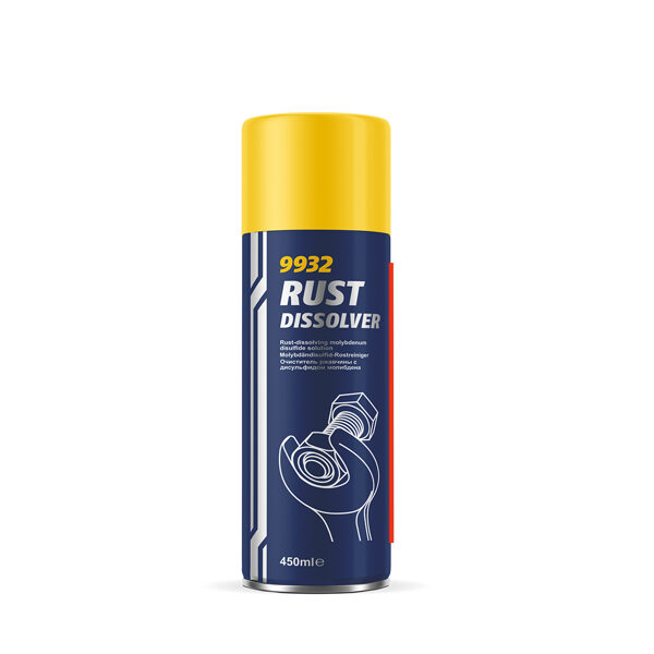 Средство для ржавых болтов Mannol 9932 Rust Dissolver, спрей 450 ml.