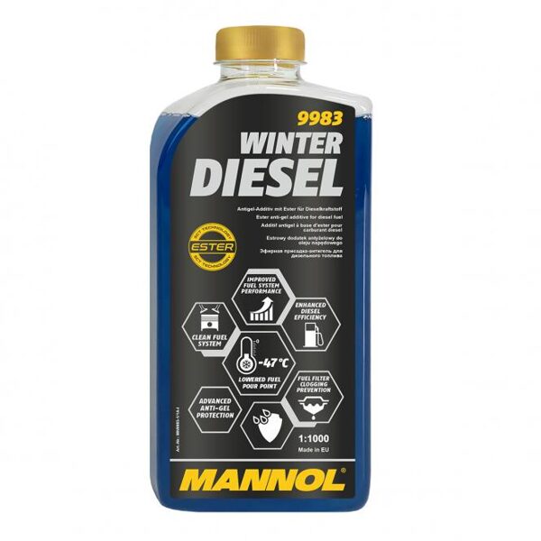 Dīzeļdegvielas piedeva Mannol 9983 Winter Diesel 1 ltr. 1:1000