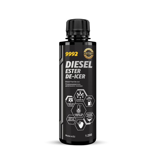 Dīzeļdegvielas piedeva Mannol 9992 Diesel Ester De-Icer 250ml.