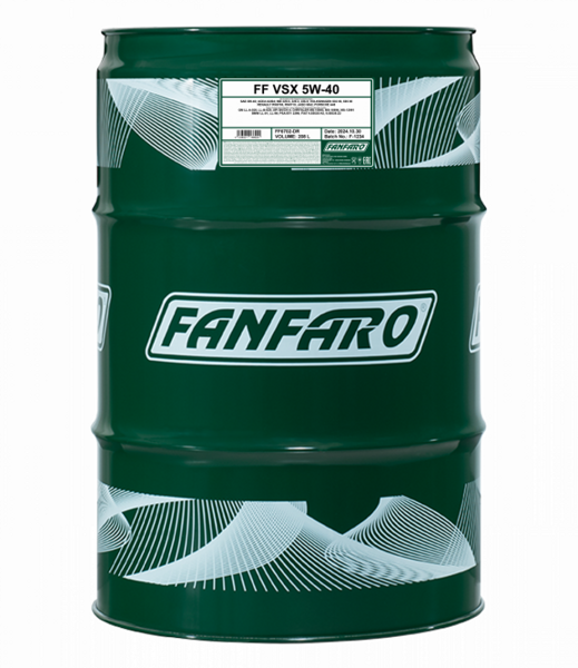 Масло моторное Fanfaro 6702 VSX 5W-40 208 л.