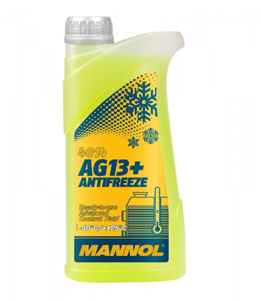 Antifrīzs Mannol 4014 Advanced AG13+ -40°C 1 ltr.