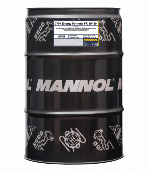 Mannol 7707 O.E.M. FORD VOLVO Energy formula FR 5W30 5W-30 60L.