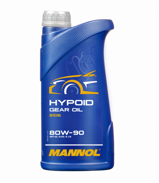 Трансмисcионное масло 8106 Mannol Hypoid Getriebeoel 80W90 GL-5 LS 1 ltr.