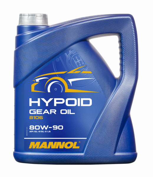 Трансмисcионное масло 8106 Mannol Hypoid Getriebeoel 80W90 GL-5 LS 4 ltr.